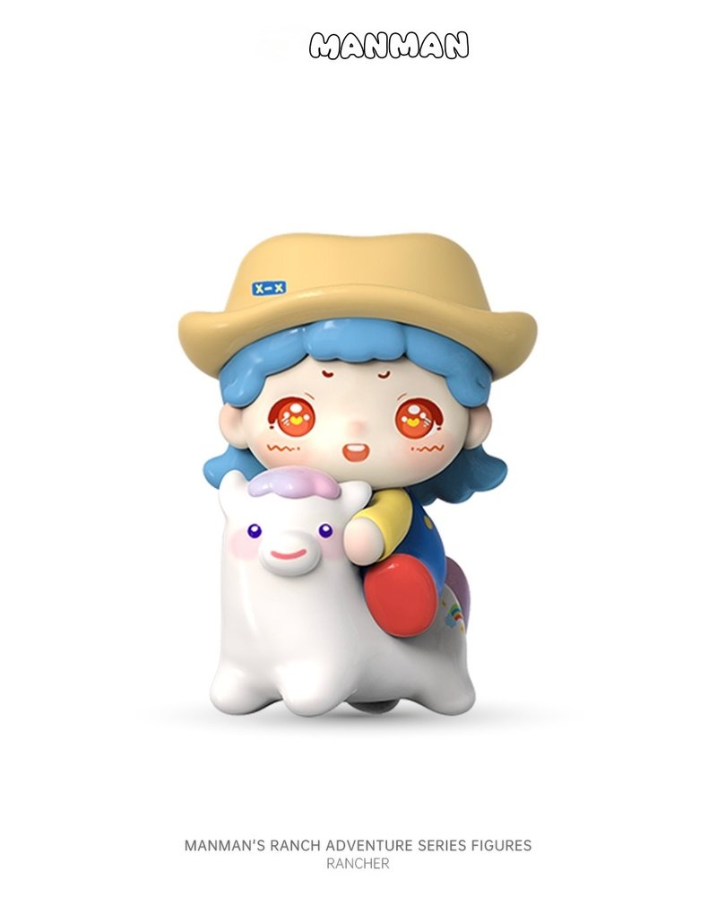 boptoys 潮玩波普 MANMAN 饅小小 小小牧場大冒險系列小盲盒 - 公仔/玩偶 - 塑膠 