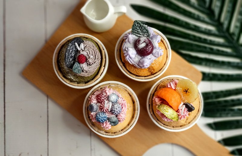 Baking Dessert Shape Candle/Fruit Biscuit Muffin Cake/Valentine's Day/Gift - น้ำหอม - ขี้ผึ้ง หลากหลายสี