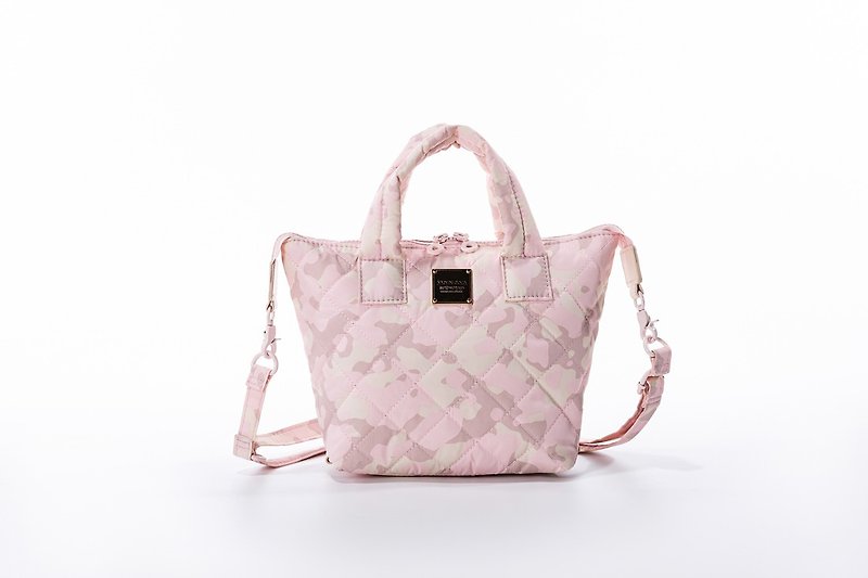 [February Featured] VOVAROVA Diamond Mini Bag - Camouflage Pudding - Pink - Handbags & Totes - Other Man-Made Fibers Pink