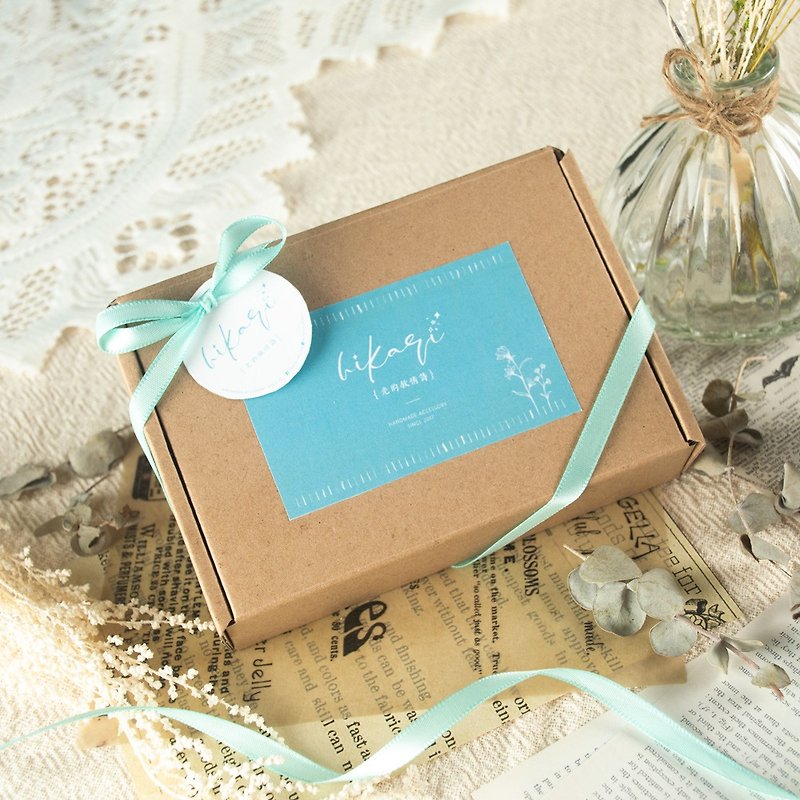 [Light's Lyric Poetry] Textured gift box packaging plus purchase - กล่องของขวัญ - กระดาษ สีนำ้ตาล