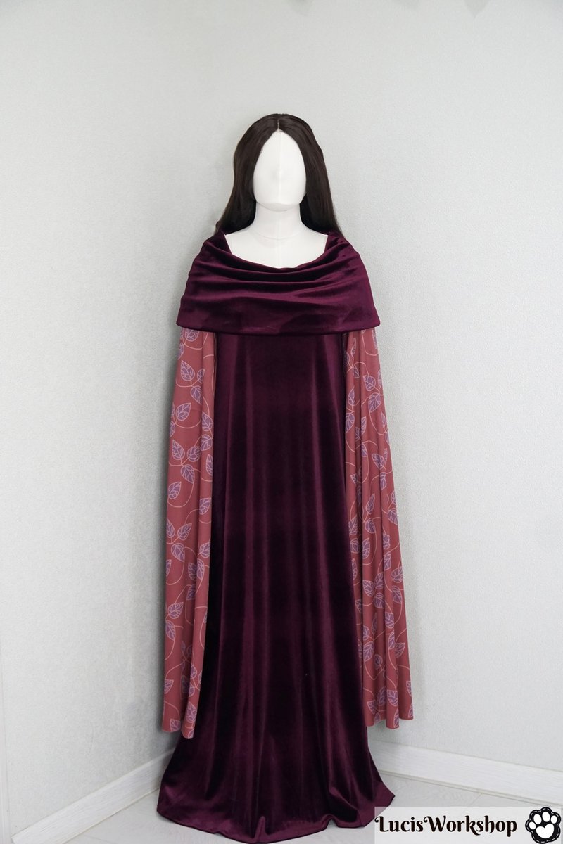 inspired by Arwen cosplay dress - Hope Gown - Made to order - 禮服/小禮服 - 聚酯纖維 紫色