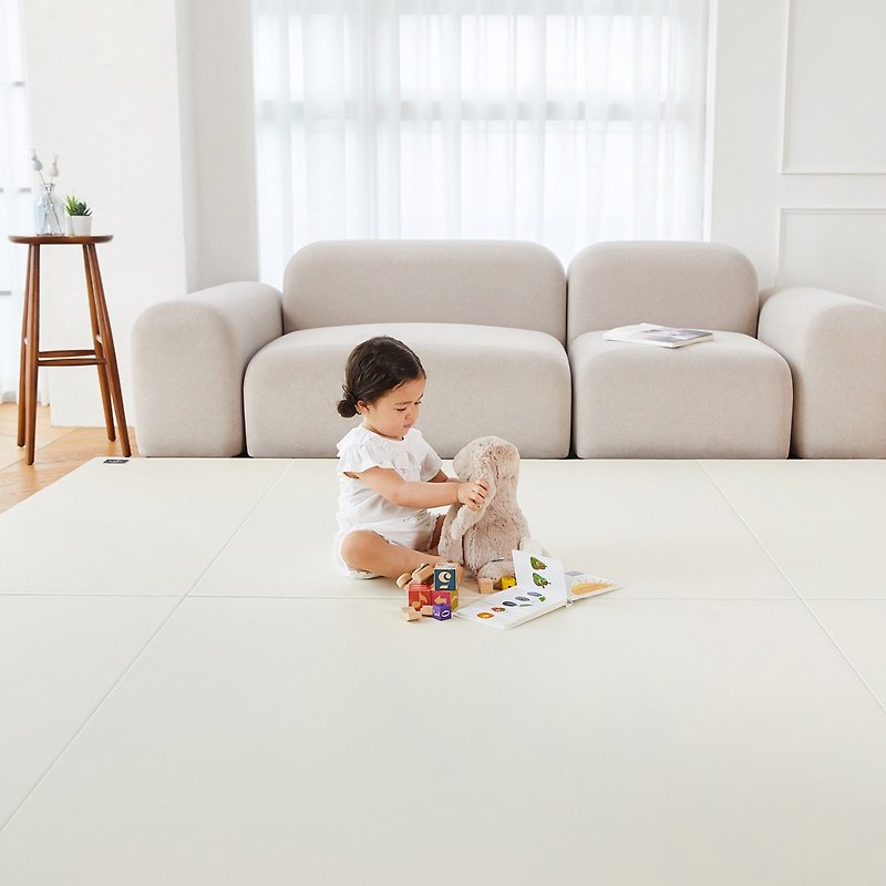 Korean seamless children's folding floor mat-L baby anti-slip play mat folding mat anti-slip floor mat game - เฟอร์นิเจอร์เด็ก - วัสดุอื่นๆ 