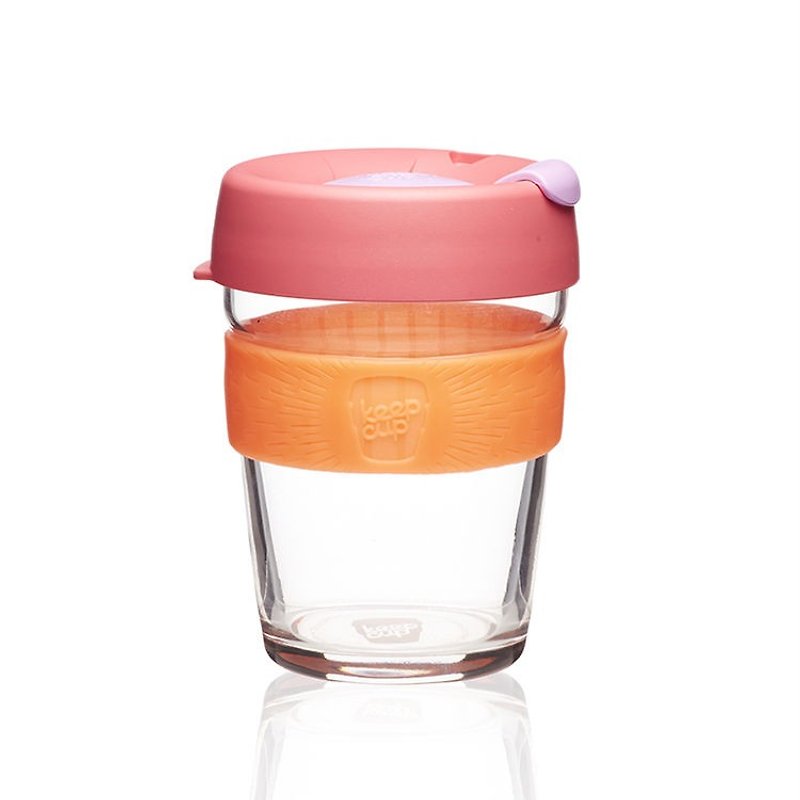 澳洲 KeepCup 隨身咖啡杯-醇釀系列 (M) 粉橘 - 咖啡杯/馬克杯 - 玻璃 橘色