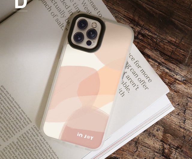 Romantic geometric color block Phone case for iPhone 15 14 13 12