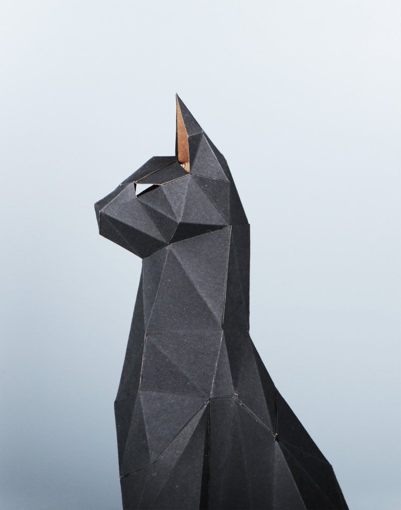 Wall / Decoration - Utopian Museum Natasha (finished) - ของวางตกแต่ง - กระดาษ สีดำ