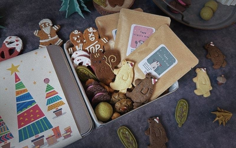 【常溫出貨－聖誕節推薦】咖啡樹聖誕餅乾禮盒【贈聖誕小卡】 - 手工餅乾 - 新鮮食材 