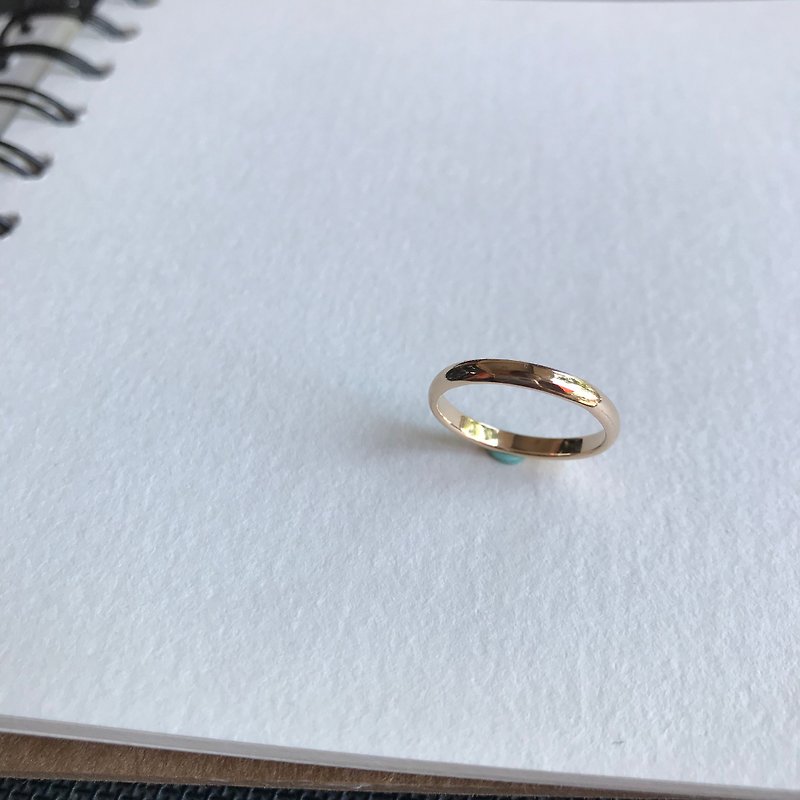 Classic vow ring/18k gold/Màn work - แหวนทั่วไป - เครื่องประดับ สีทอง