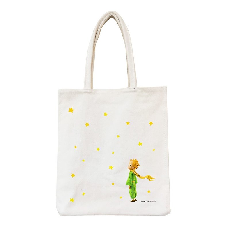 Little Prince Movie Edition License - Picnic Bag - กระเป๋าถือ - ผ้าฝ้าย/ผ้าลินิน สีเขียว