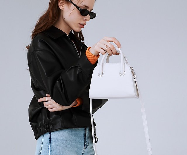 Plain Leather Mini Bag