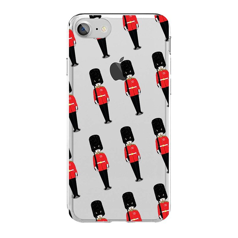 British Fashion Brand -Baker Street- iPhone Case - Little Stamp:Grenadier Guard - Phone Cases - Plastic Transparent