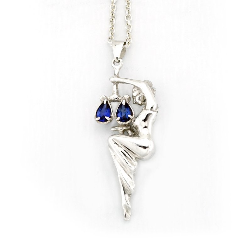 def jewelry 項鍊【Justitia 正義女神】 - 項鍊 - 其他金屬 白色