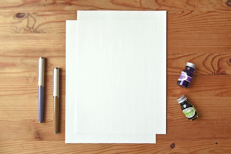 Paper 2.0 (painted paper) / B5 / 16K / blank loose paper / 50 sheets - อื่นๆ - กระดาษ ขาว