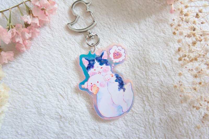 Fumbarineko acrylic keychain - ที่ห้อยกุญแจ - อะคริลิค 