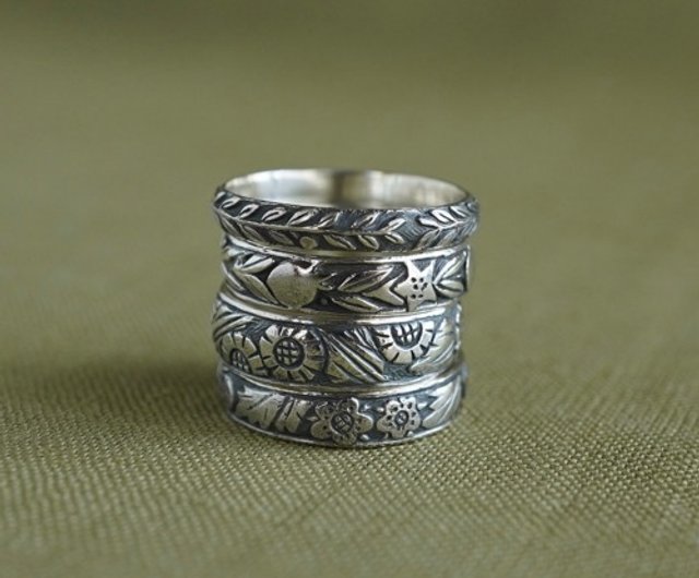 Laurel wreath ring [R076SV] - Shop ateliersimo General Rings