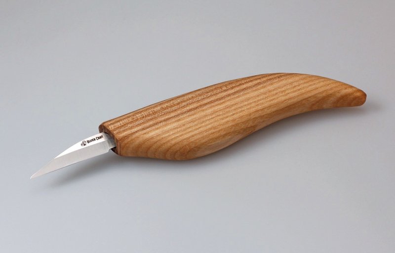 Fine wood carving knife (blade size 35mm, labor-saving grip) - ชิ้นส่วน/วัสดุอุปกรณ์ - โลหะ สีนำ้ตาล