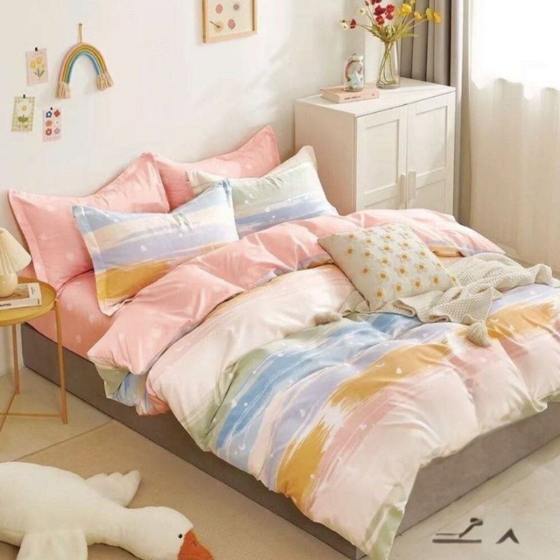 Marshmallow Soft Brushed Cotton - Made in Taiwan - Single/Double/Queen Fitted Sheet & Duvet Cover Set - เครื่องนอน - วัสดุอื่นๆ 