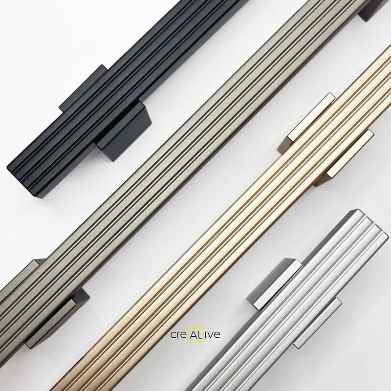 -New products launched in 2024- creALive | Chord cabinet handle | - Other Furniture - Aluminum Alloy Gold