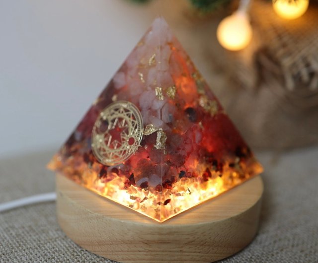 特注】愛の魔法陣 オルゴナイト 大ピラミッド オルゴナイト