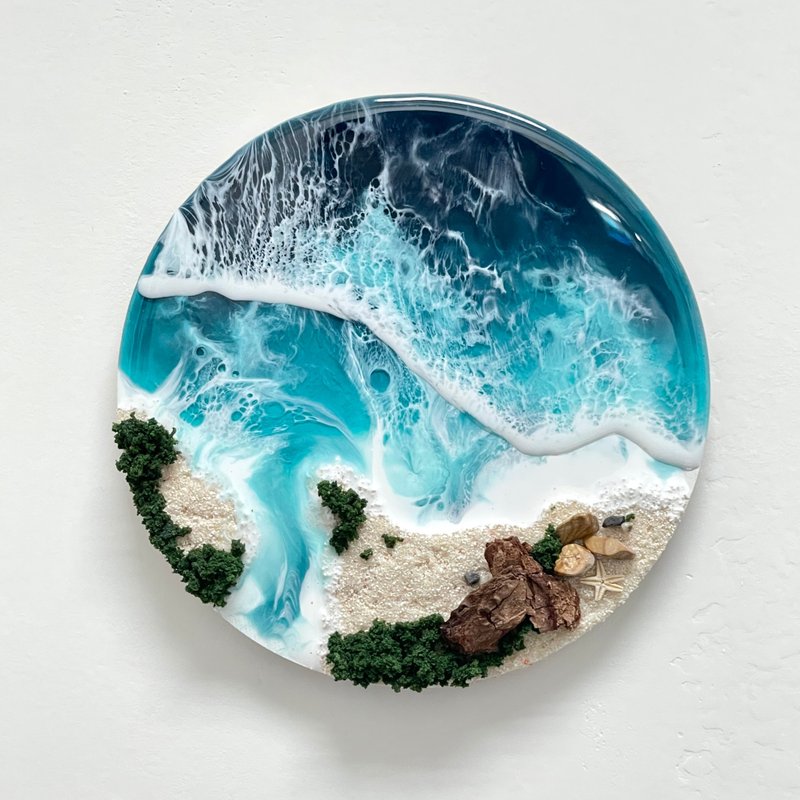 樹脂海洋圓形擺設 - 擺飾/家飾品 - 樹脂 綠色