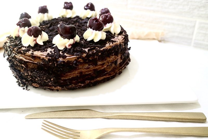 Cherry Chocolate Millefeuille - Cake & Desserts - Fresh Ingredients 