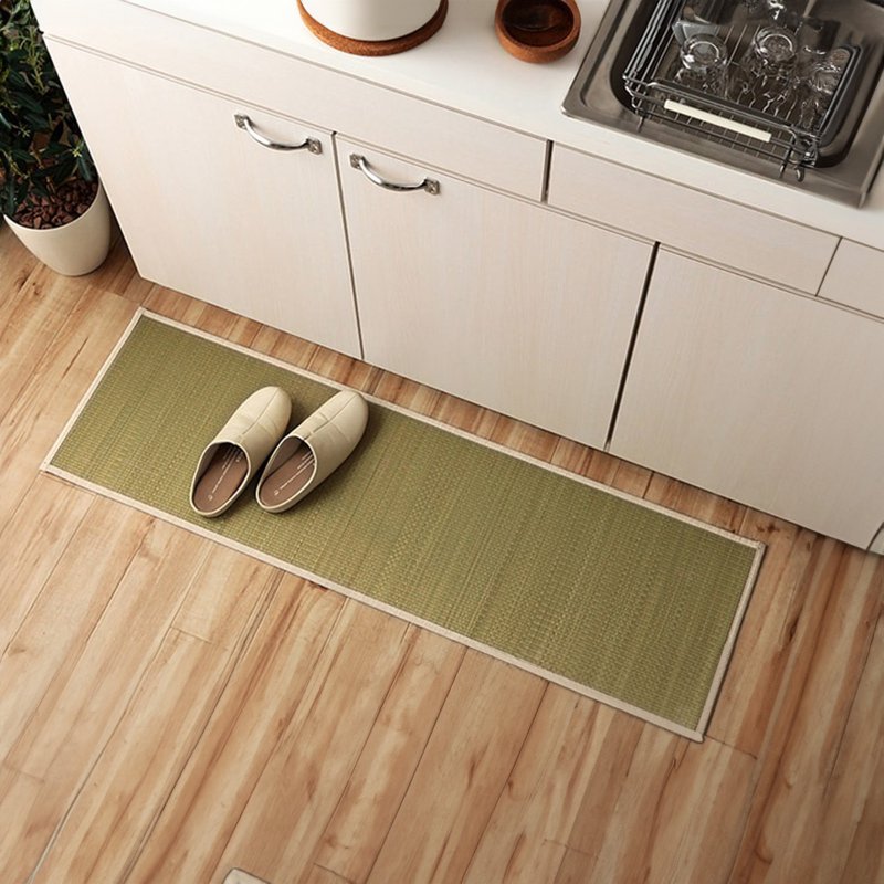 Gradient color, the Japan-made Igusa Grass Tatami Kitchen Mat - JOY - พรมปูพื้น - พืช/ดอกไม้ 