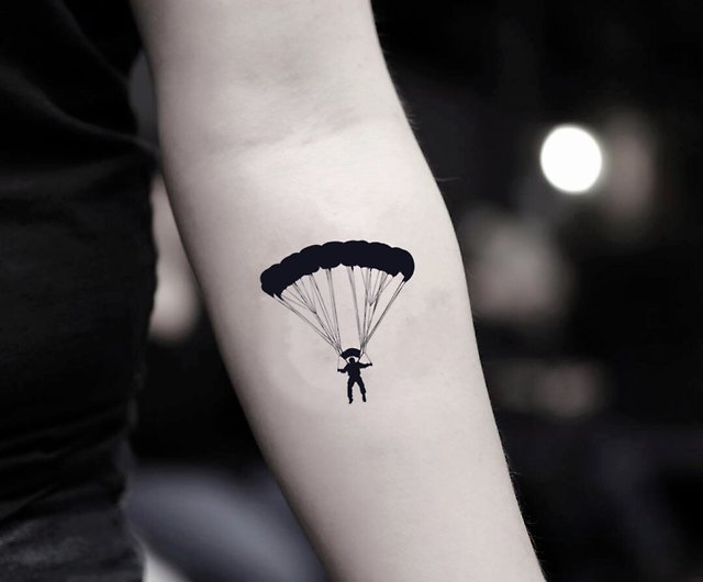 Matching skydiving tattoos  Tattoos by Sarah Street  Facebook