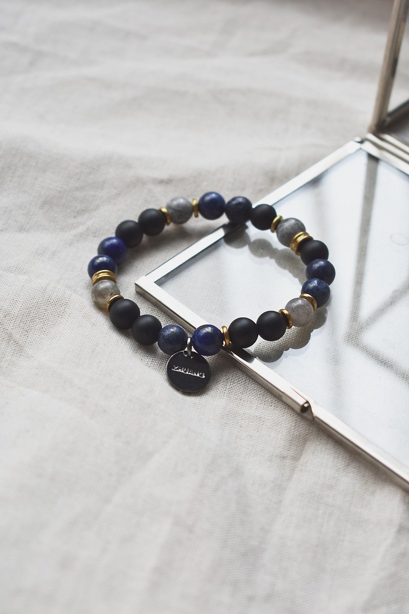 ZHU.Handmade Bracelet | Healing You (Christmas Gift / Couple / Natural Stone / Brass) - Bracelets - Stone 