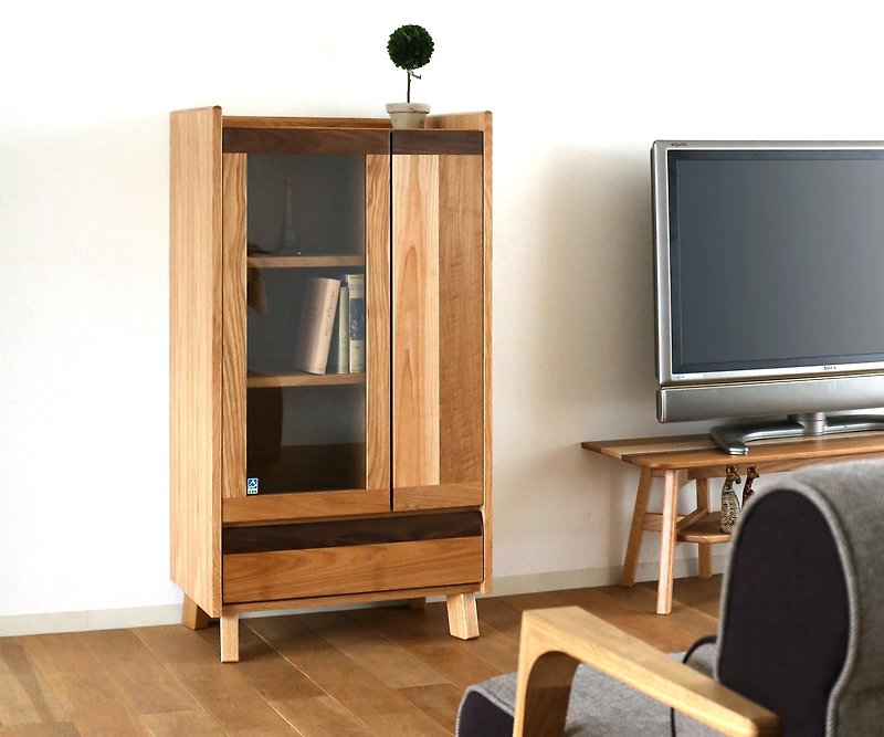 Asahikawa Furniture Taisetsu Woodworking Trico Cabinet - Wardrobes & Shoe Cabinets - Wood Brown