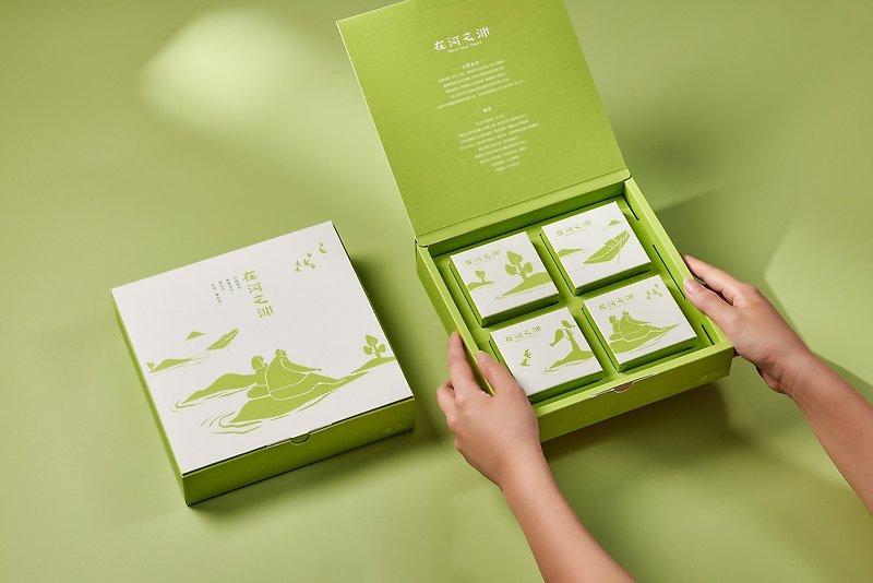 Release gift box set (four pieces) - สบู่ - วัสดุอื่นๆ สีเขียว