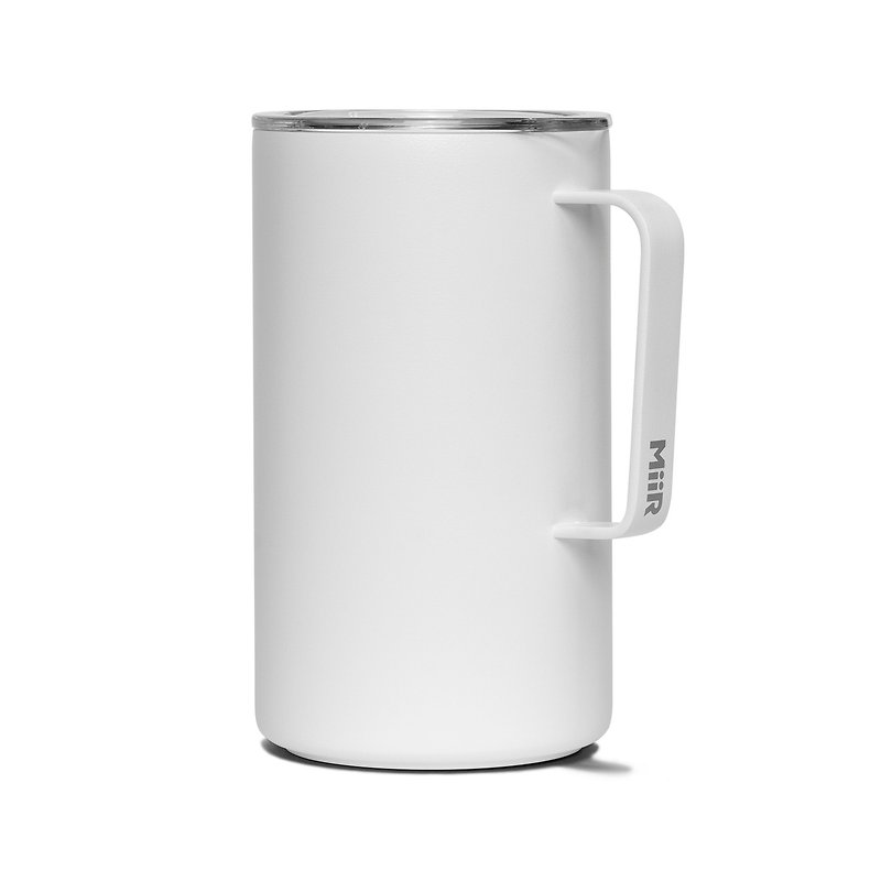 MiiR Vacuum-Insulated (stays hot/cold) Camp Cup  20oz/591ml  White - กระบอกน้ำร้อน - สแตนเลส ขาว