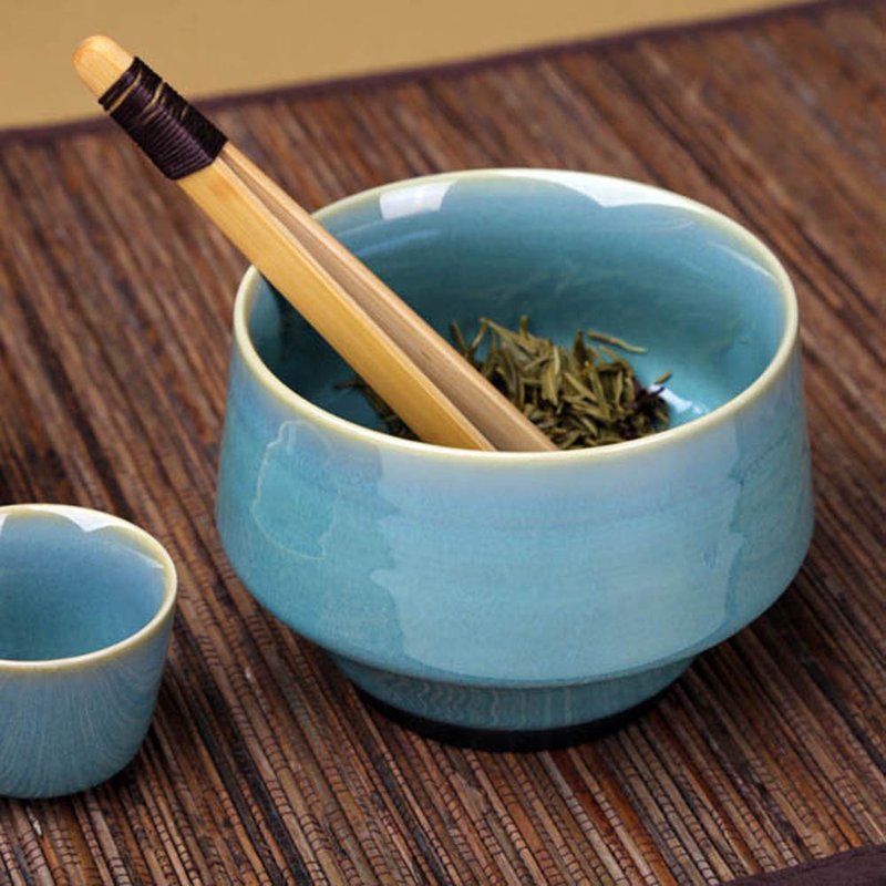 Pottery Teapots & Teacups Green - Green Rabbit Glaze Jianshui (570ml)