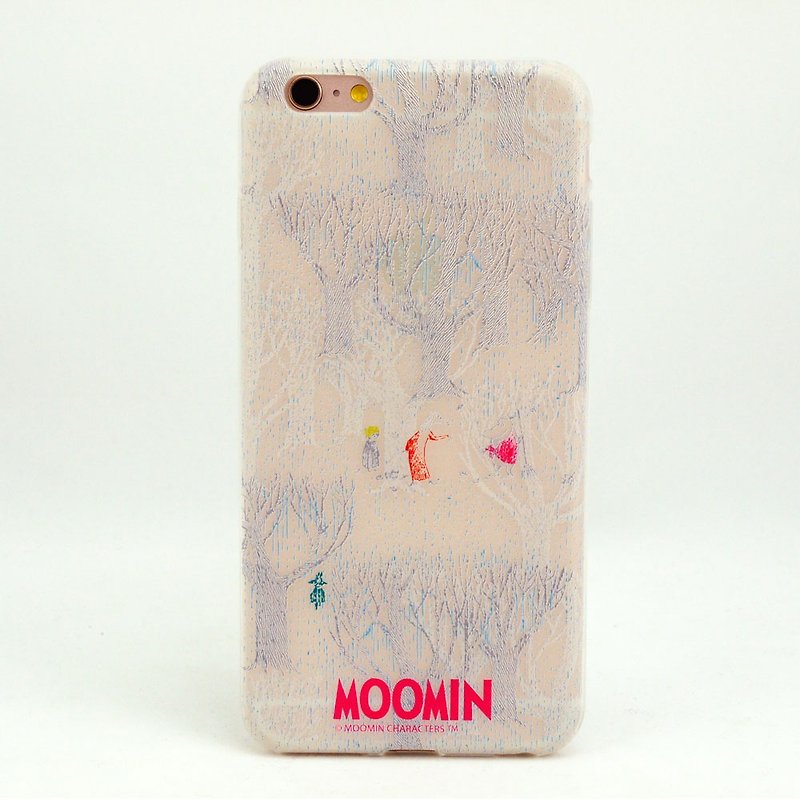 Moomin 噜噜 Mi Edition License-TPU Phone Case [Waiting for November (Mi Bei)] - เคส/ซองมือถือ - ซิลิคอน ขาว