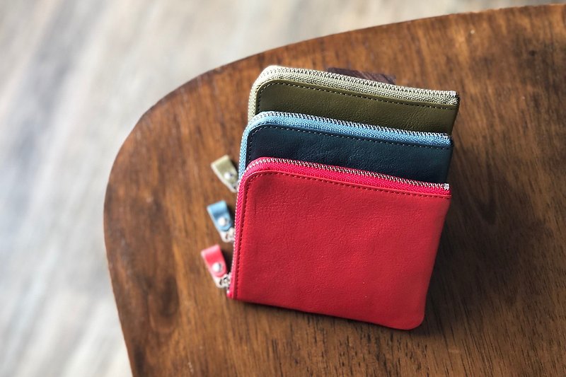 革職人 LEATHER FACTORY【Refine II Coin Case】Wallet  Purse Made in Japan - Wallets - Genuine Leather Multicolor