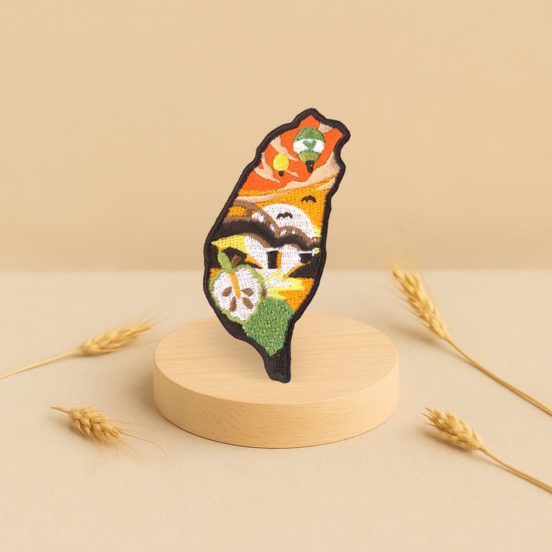 【台灣特色】台東 | 刺繡磁鐵 | 禮物 | 文創 | 紀念品 - 磁鐵 - 繡線 