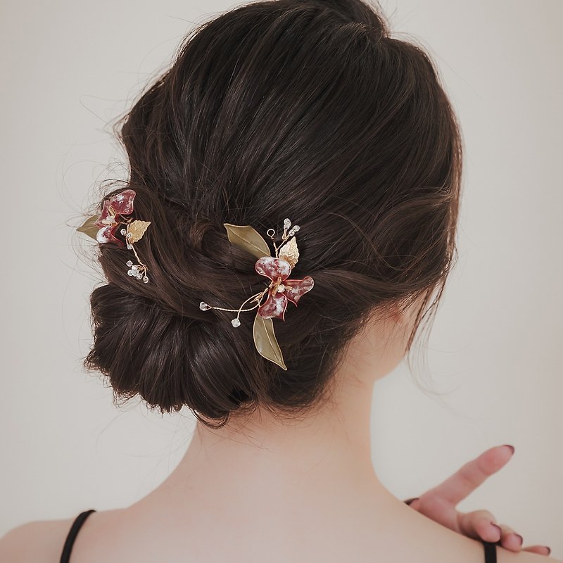 【My Love】Two-piece dual-use jewelry | crystal flower jewelry | bridal hair accessories