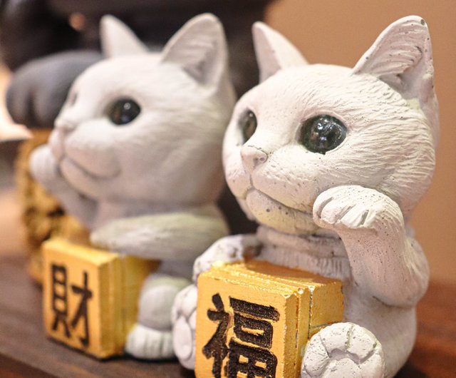 あけぼのMUSE ミニ招き猫置物 - ショップ shumusefeather 置物