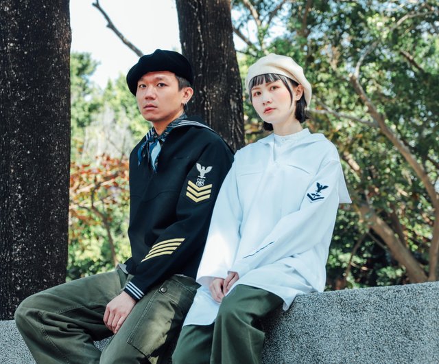 メーカー直売】 アメリカ軍 海軍 ＷＯＯＬ生地 セーラー服 水兵服