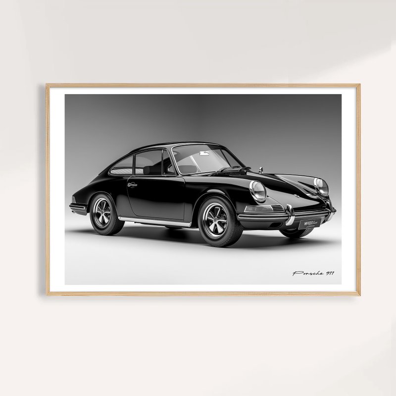 黑曜年代 Obsidian Era / 經典跑車藝術掛畫 畫芯 海報 - 海報/掛畫/掛布 - 紙 