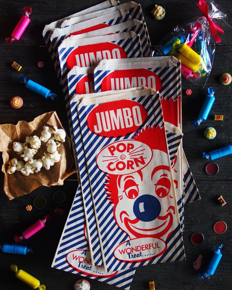 jumbo popcorn bag - Other - Paper Blue