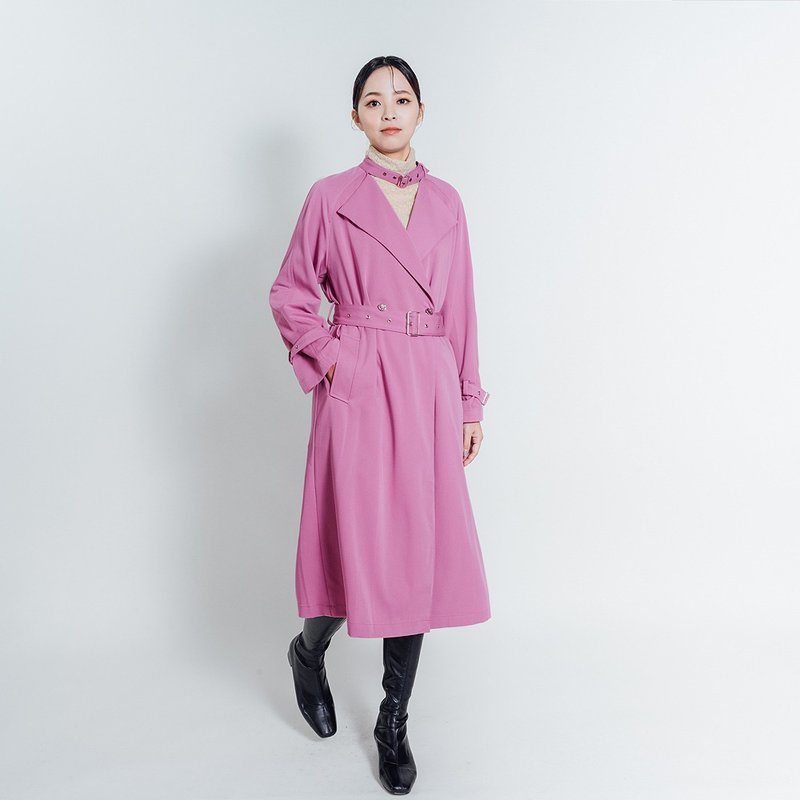 AVVJOY | Handsome lapel long trench coat long-sleeved jacket classic style - Women's Casual & Functional Jackets - Other Materials 