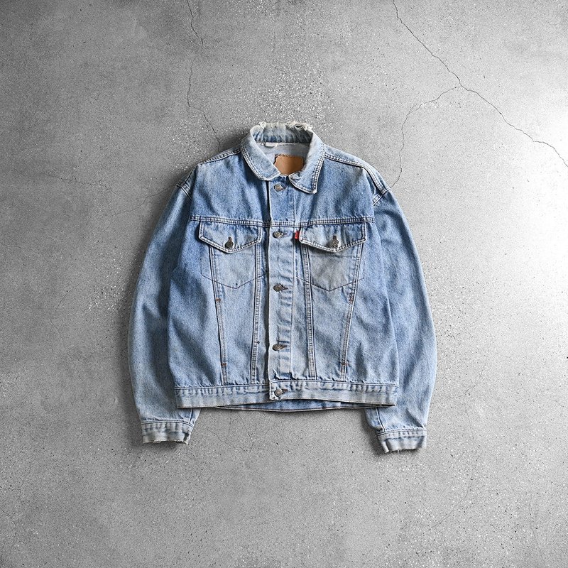 Levi's 美式牛仔外套 / 美式工裝、古著丹寧外套、工裝外套女男 - 男裝外套/大衣 - 其他材質 藍色