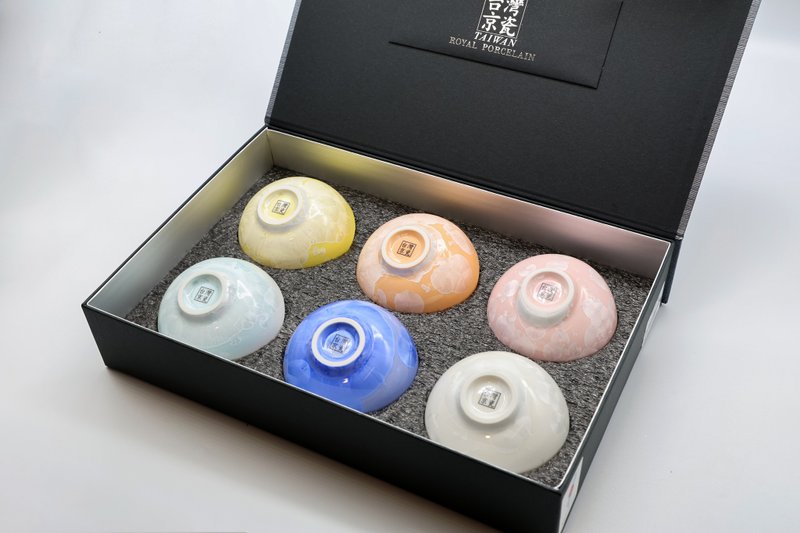 千塘窯(台灣京瓷)- 六入茶碗 - 茶壺/茶杯/茶具 - 瓷 