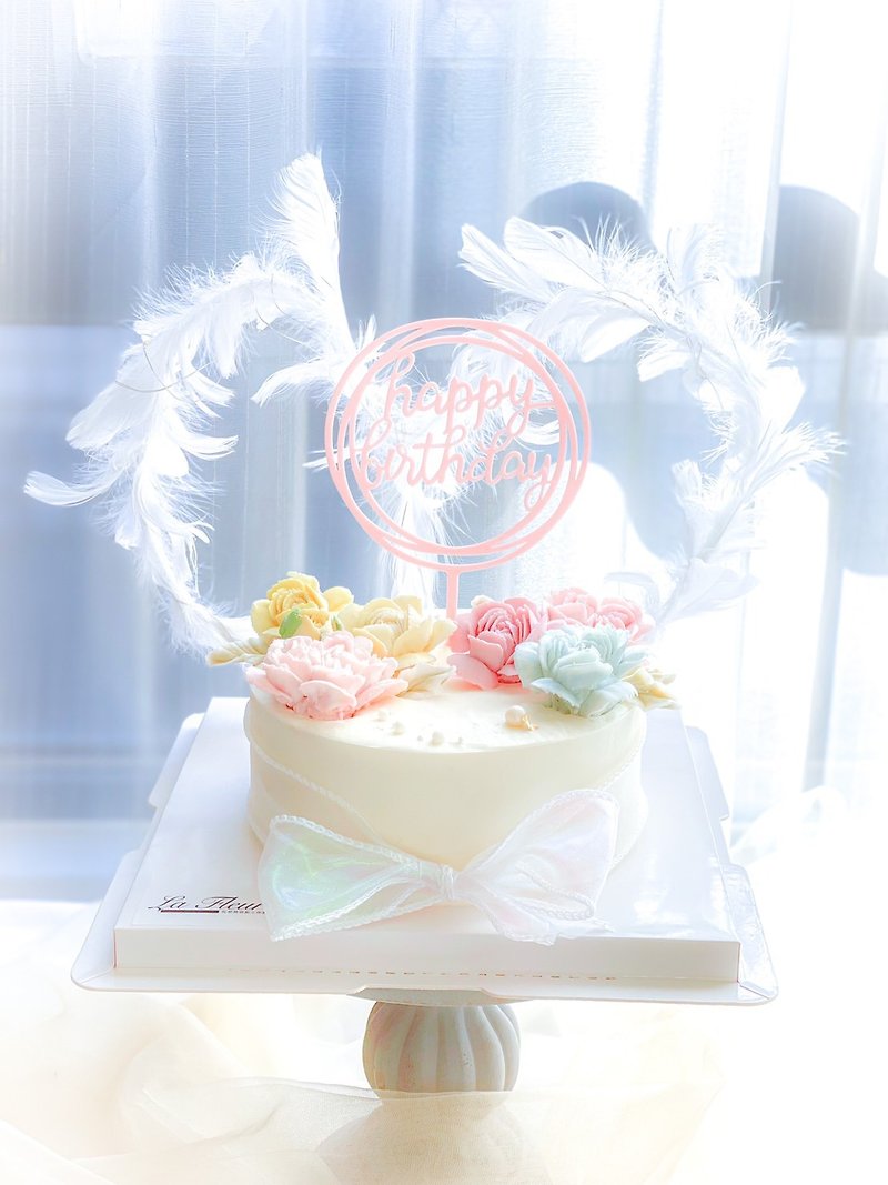 【Most Dreamy Girlfriend Cake】Limited Self Pickup!!!-Pink Princess-Korea's Most Decorated Light Cheese - เค้กและของหวาน - อาหารสด 