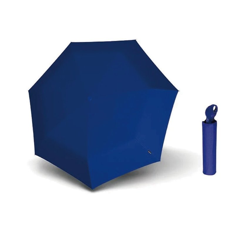 Knirps German Red Dot Umbrella【Floyd】Ultra-light three-fold automatic umbrella-Blue - Umbrellas & Rain Gear - Polyester Blue