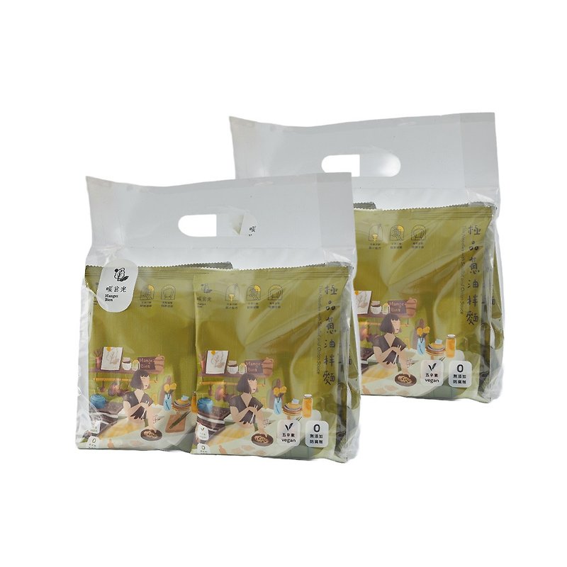 Warm Food Light-Noodles with Scallion Oil (2 packs/8 packs) - Noodles - Other Materials 