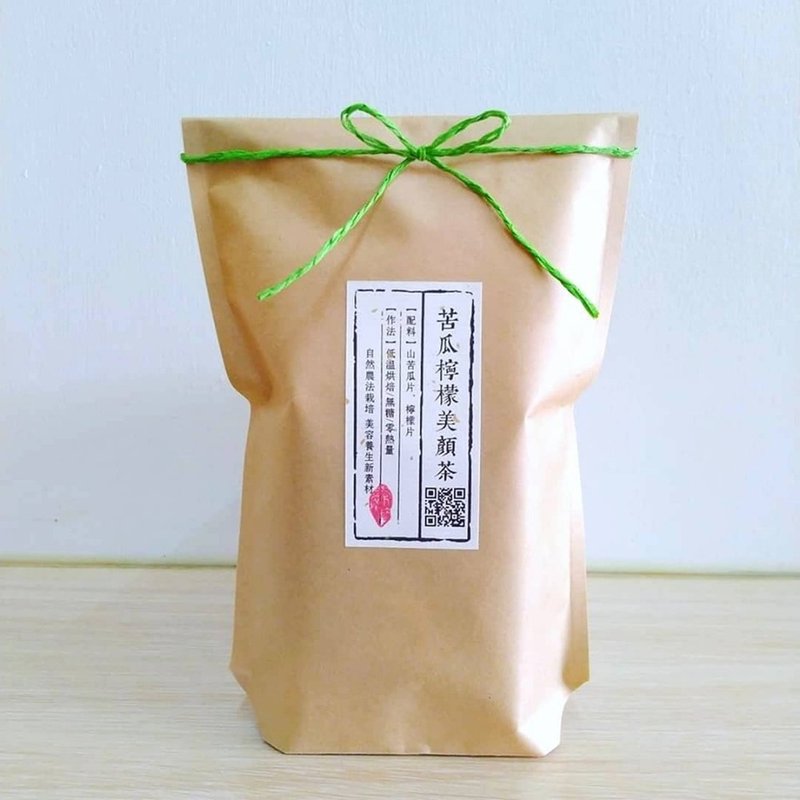 [Multi-pack group/with kraft paper bag] Bitter Gourd Lemon Beauty Tea (3 packs in a group/10 in a pack) - ชา - กระดาษ สีกากี