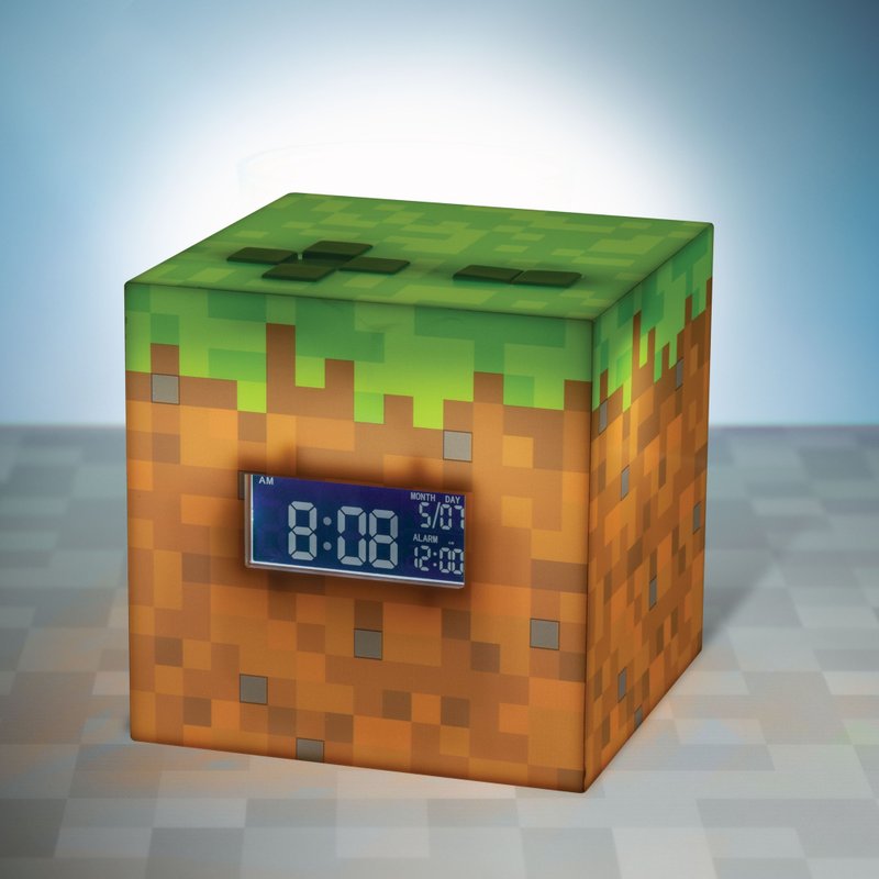 官方授權3合1 Minecraft 鬧鐘發光氣氛燈 - 燈具/燈飾 - 塑膠 多色