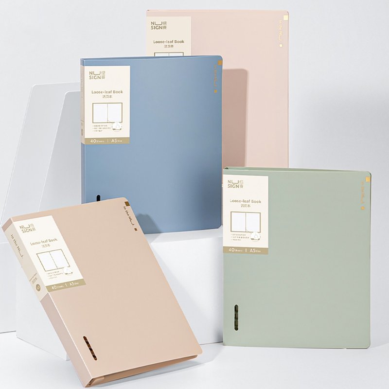 Deli NU SIGN loose-leaf notebook/NS316/A5/40 sheets/color random shipment/26 holes - Notebooks & Journals - Paper Multicolor