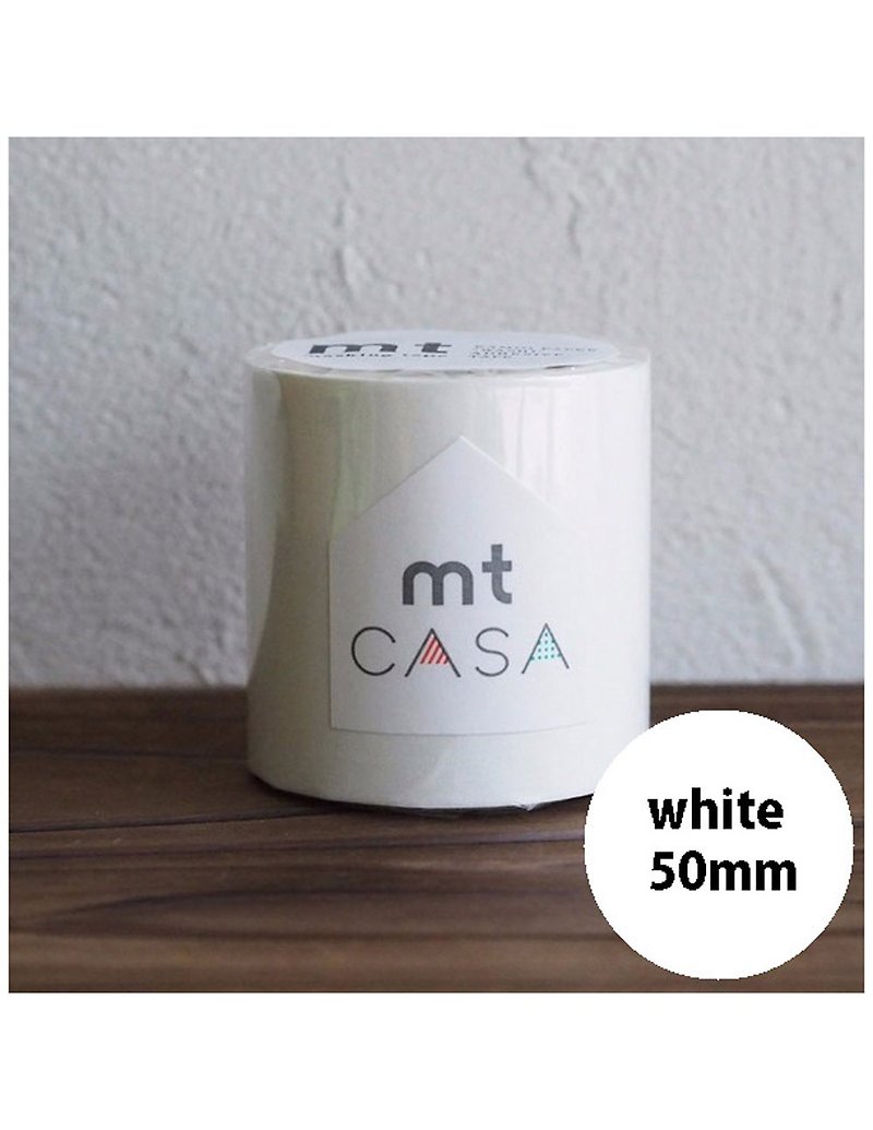 カモイ マスキングテープ ホワイト 白 50mm MT ウォールペーパー (MTCA50mm) - マスキングテープ - 紙 ホワイト