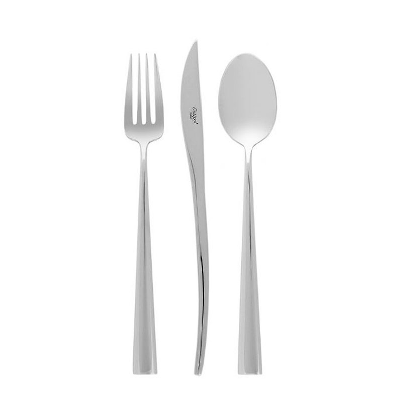 葡萄牙 Cutipol | DUNA / 霧銀 / 主餐三件組 - 餐具/刀叉湯匙 - 不鏽鋼 銀色